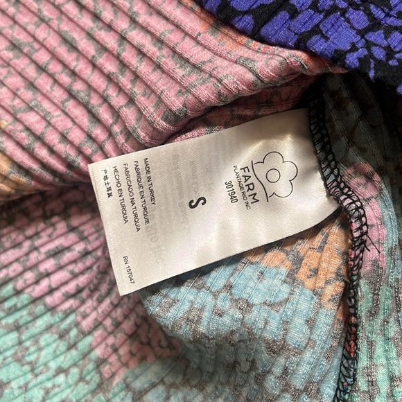 NEW! FARM RIO Rainbow Mix Jersey Dress, SIZE SMALL 0834 - Picture 7 of 8